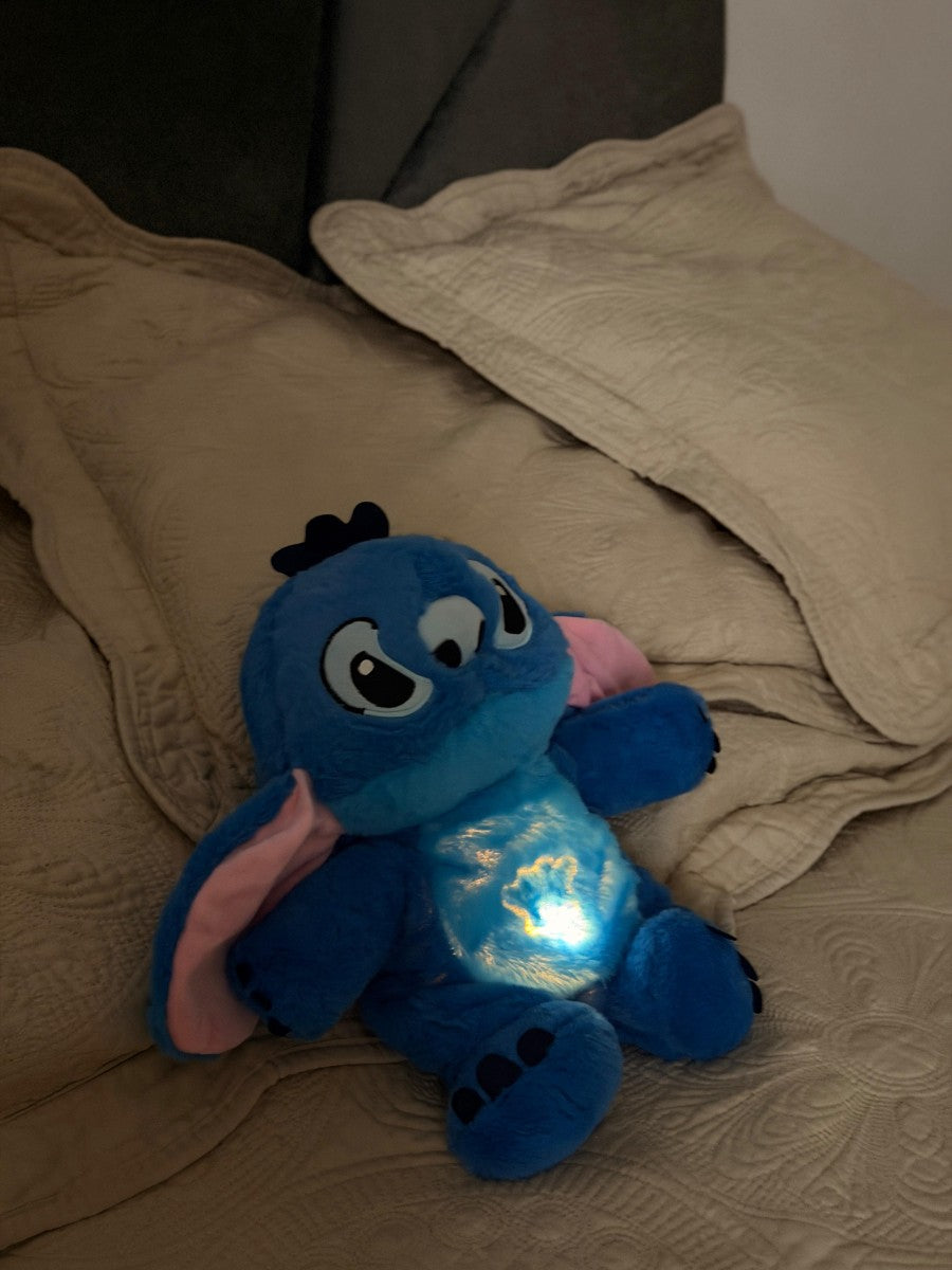 PELUCHE QUE RESPIRA STITCH AZUL