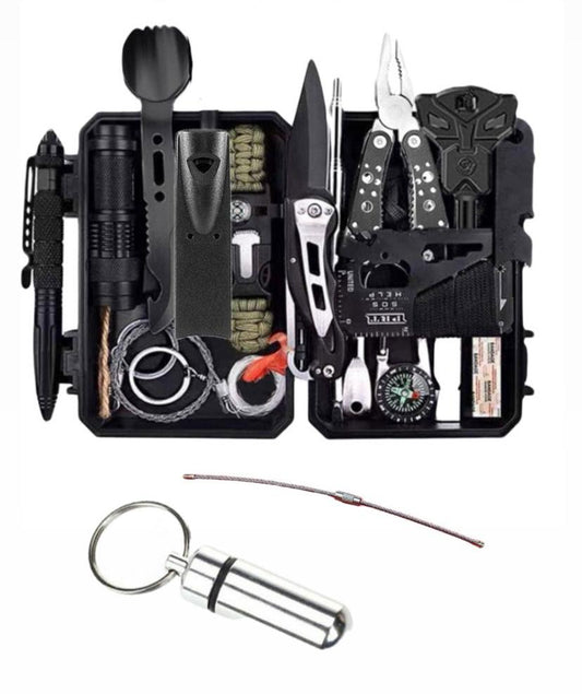 KIT DE SUPERVIVENCIA MULTI/USOS 15 PIEZA