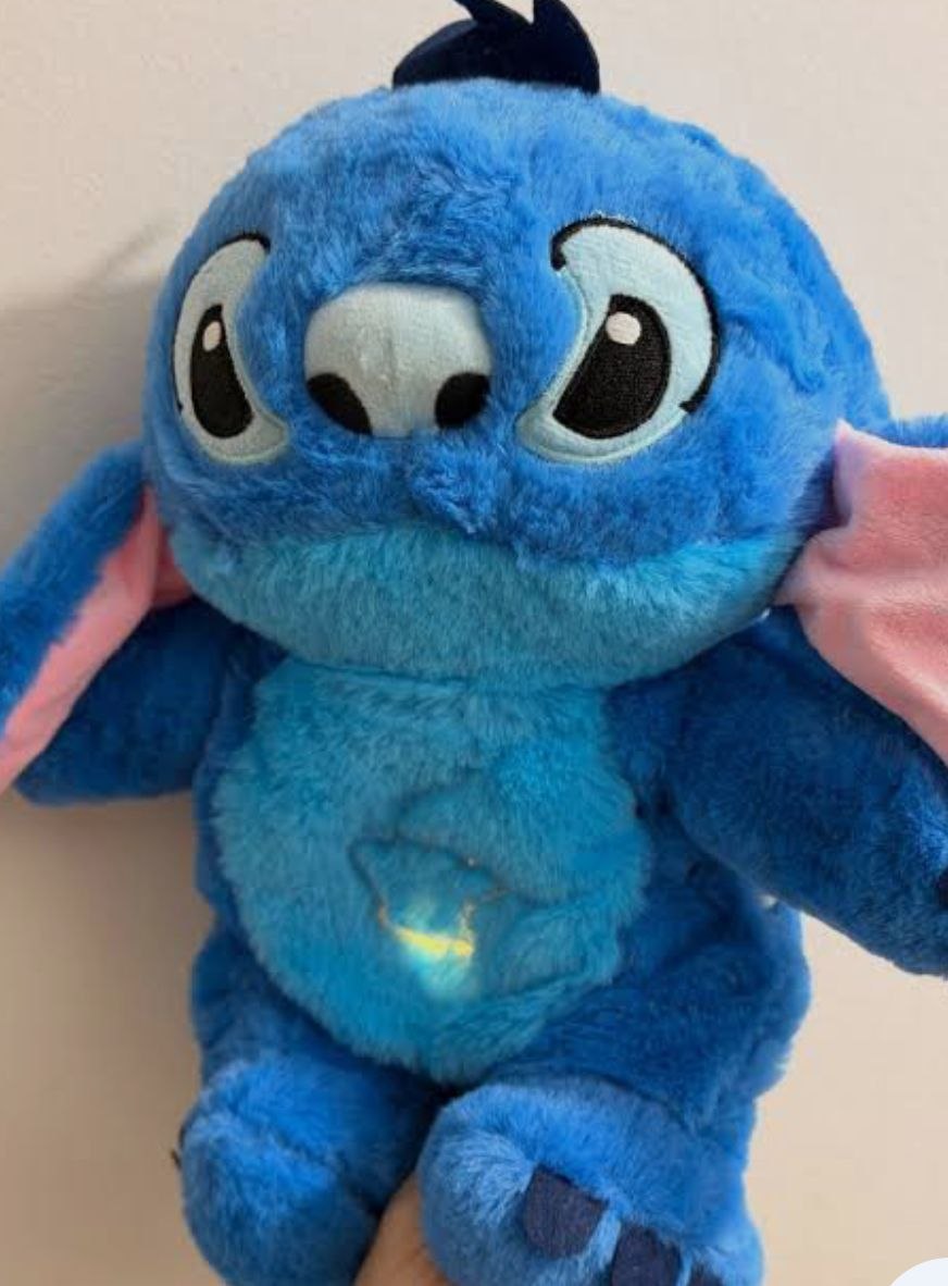 PELUCHE QUE RESPIRA STITCH AZUL